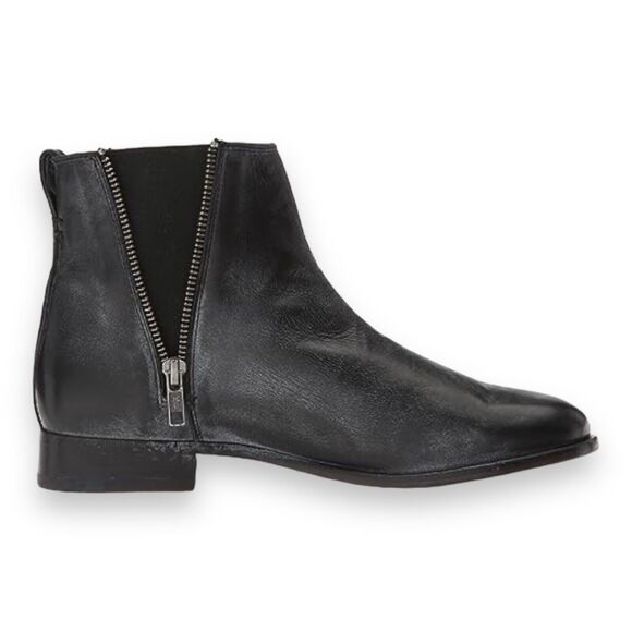 Frye Shoes - Frye Black Zipper Ankle Booties